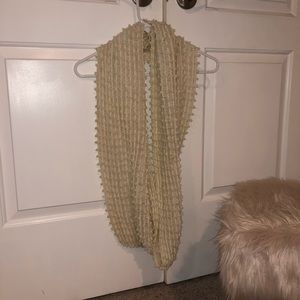 White infinity scarf